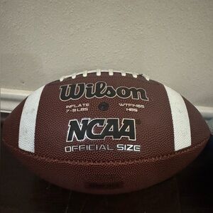 Wilson Brown and White NCAA Football
